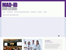 Tablet Screenshot of mad-id.org